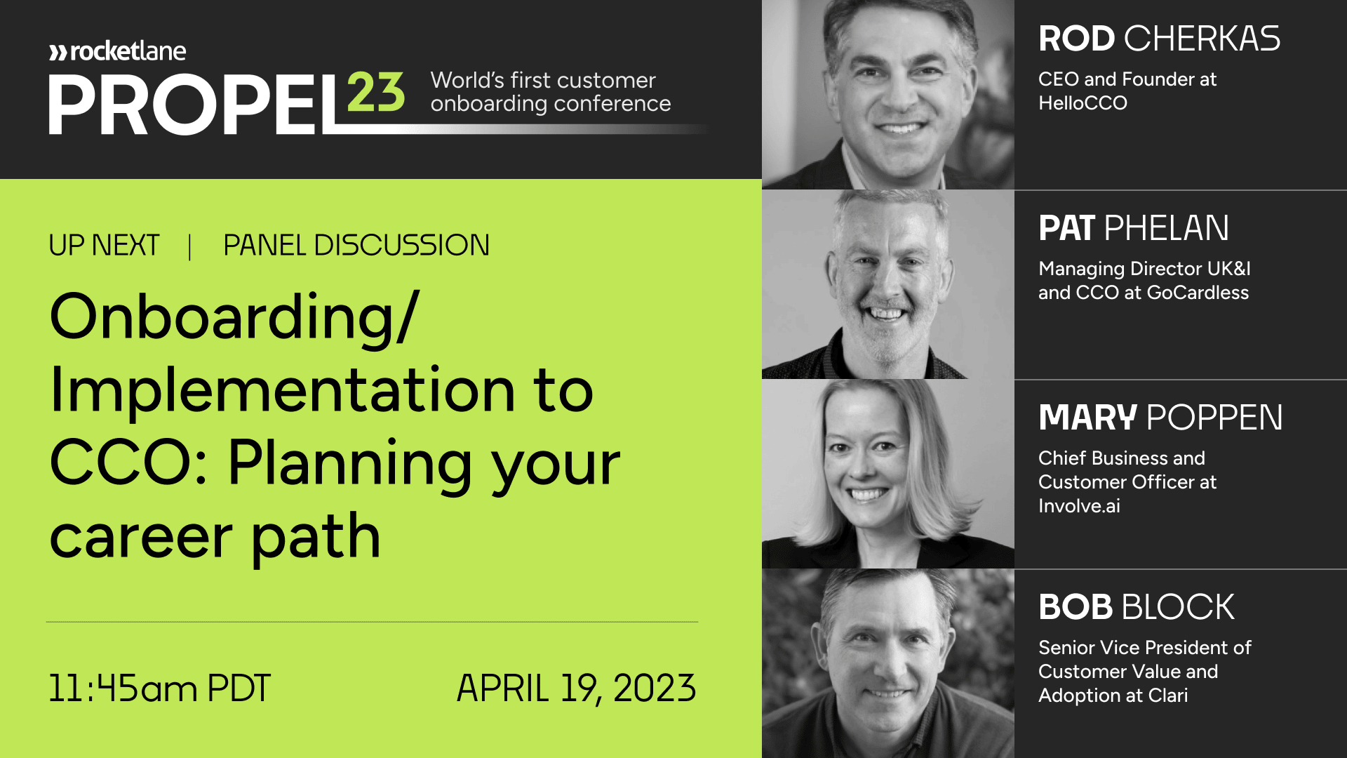 Onboarding/Implementation to CCO: Planning your career path