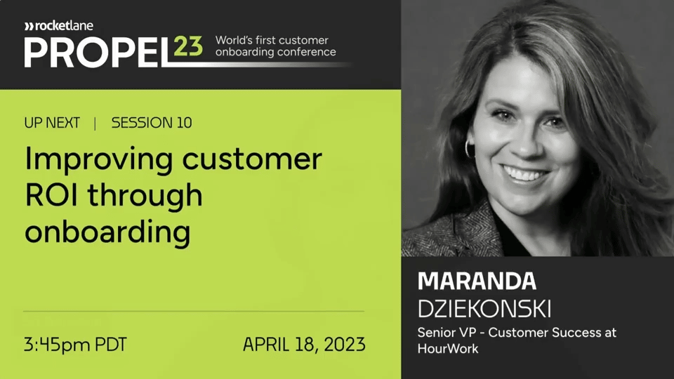 Improving customer ROI through onboarding