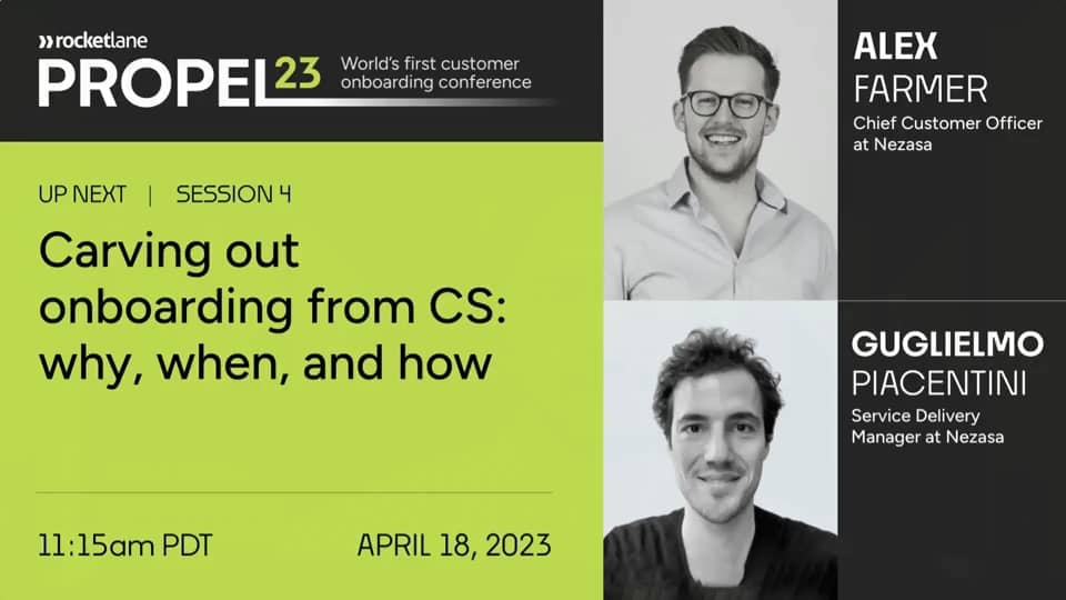 Carving out onboarding from CS: why, when, and how