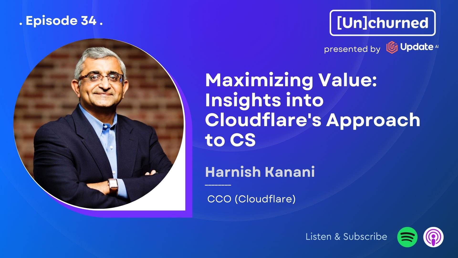 Maximizing Value: Insights into Cloudflare’s Approach to Customer Success ft. Harnish Kanani, CCO (Cloudflare)