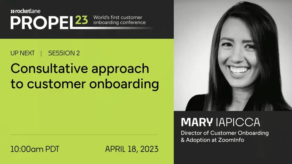 Consultative approach to customer onboarding